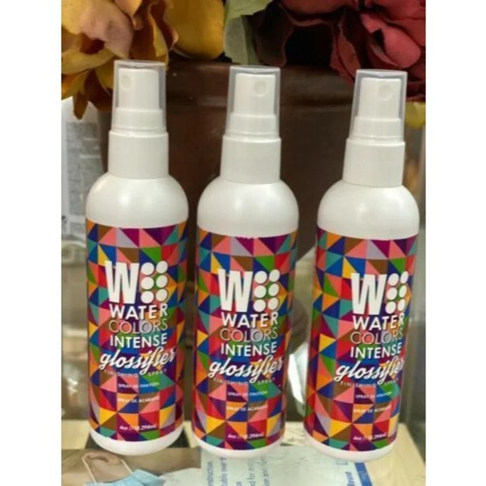Tressa WaterColors Intense Glossifier Finishing Spray 4 oz (PACK OF 3)